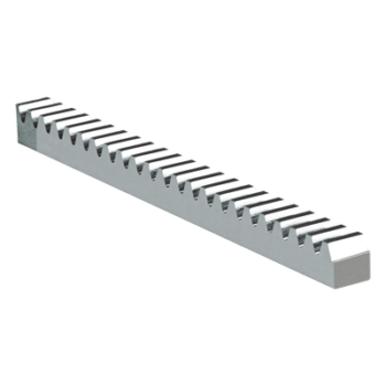 Cremallera de Acero / 2 m (6.6 ft) de Longitud / Módulo 4 / Carga 3000 kgf / Sección 22 x 22 mm / Galvanizado Electrolítico