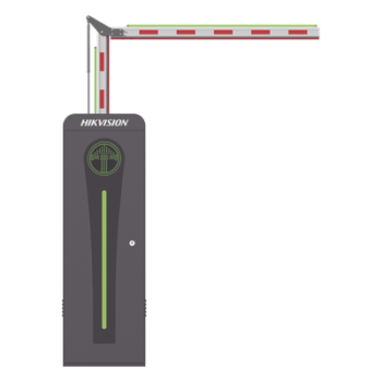 Barrera Vehicular / Brazo Articulado LED 3 m (9.8 ft) / Derecha / Motor Brushless / 360 Ciclos/Hora / Apertura 3 s / Semáforo Rojo-Verde