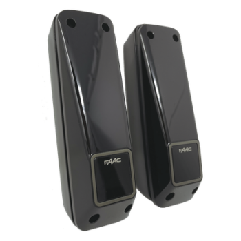 Fotocelda infrarroja / Alcance 20 m (66 pies) / IP54 / Alineación automática / 24 VCA/VCC / ±90° regulación horizontal