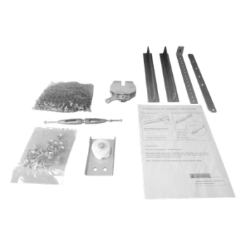 Kit de Riel tipo T / 3 m (9.8 ft) / Compatible con Motores ACCESSFORCE y FS1000APPRT / Sistema Modular / 6 m de Cadena