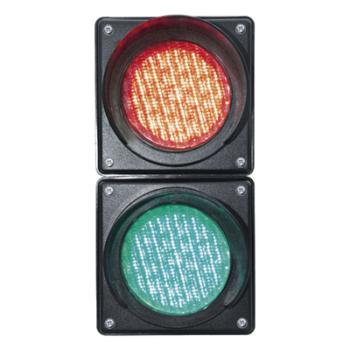 Semáforo LED / 100 mm / Bicolor Rojo-Verde / 31 LEDs / IP65 / 110 VCA / 5 W