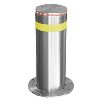 Bolardo Hidráulico Antiembestida / 220 mm × 600 mm (0.72 ft × 1.97 ft) / Acero Inoxidable 304 / 200,000 J / Ciclo 4 s / 100 Ciclos/h