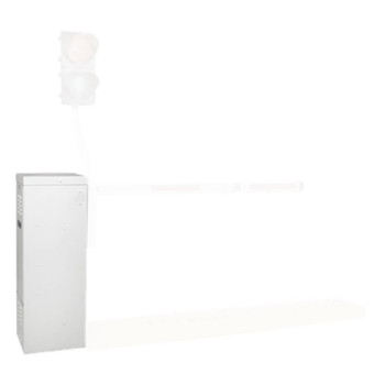 Barrera Vehicular / Uso Continuo / Motor 1/2 HP / Brazo 4 m (13.1 ft) / 115 VAC / 5.4 A / Dimensiones Compactas