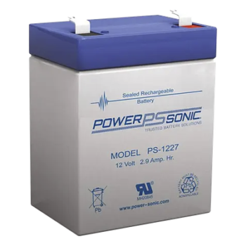 Batería 12V, 2.9AH, Para Respaldo, Tecnologías AGM/VRLA, 5 Años Vida Útil, Terminales F1, Reconocida UL