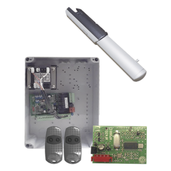 Kit de Operadores para Portones Vehiculares Abatibles de 2 Hojas / 3 m (9.8 ft) / 400 kg (880 lb) / Uso Residencial