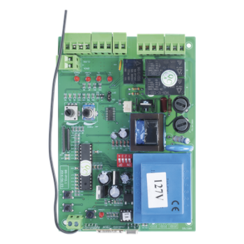 Tarjeta de Control Electrónico / Motor Corredizo 1200 RPM / Pantalla LCD / Conectividad Inalámbrica / IP44 / 110-120 VCA