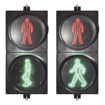 Semáforo Peatonal LED / Diámetro 20 cm / Iluminación RGB / IP65 / 5000 cd/m² / 85-265 VAC