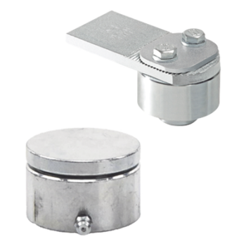 Kit de Bivelo y Tejuelo / Acero Galvanizado / 650 kg / 220,000 Ciclos / 2.13 ft Puertas