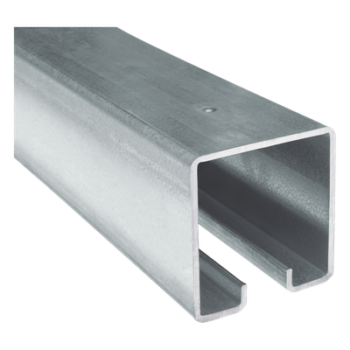 Riel Monorriel / Acero Galvanizado / 3.05 m (10 pies) / Carga 450 lbs / Canaleta U