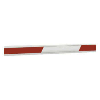 Brazo Rectangular para Barrera / 7 m (23 ft) / Aluminio de Alta Resistencia / Bandas Reflectantes