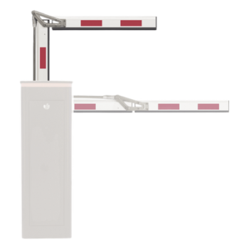 Brazo Articulado / 3 m (9.84 ft) / Aluminio Blanco / Reflectivo / 90° / Barreras XBS-4M