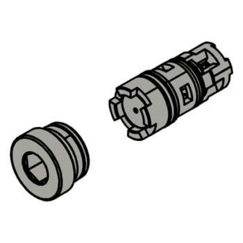 Válvula de aspiración / Compatible con actuadores serie 400, 422, 450 / Regulación precisa de flujo de aire / Control ajustable de velocidad de apertura