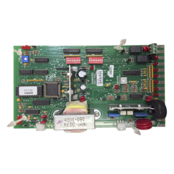Tablilla de Control para Barrera Vehicular / 115 VAC / Configuración DIP / Sensores de Contacto y No Contacto / Temporizador 1-59 s / Montaje en Concreto