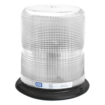 Burbuja LED Ultra Brillante / 3 LEDs de 5W / 12-48 VCC / SAE J845 Clase II / Montaje Permanente / 6.5' x 6.7'