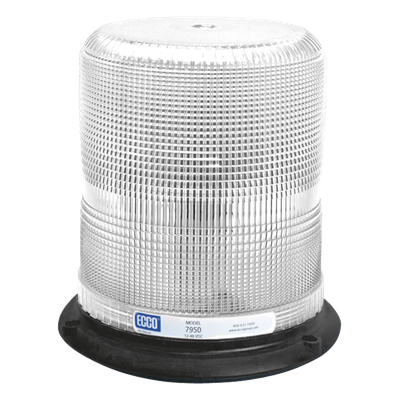Burbuja LED Ultra Brillante / 3 LEDs de 5W / 12-48 VCC / SAE J845 Clase II / Montaje Permanente / 6.5' x 6.7'