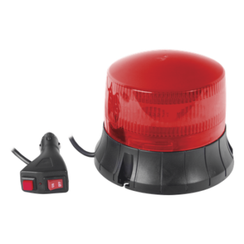 Burbuja LED Giratoria / 9 LEDs / Montaje Magnético / IP65 / 12 VCC / 2 Patrones de Destello
