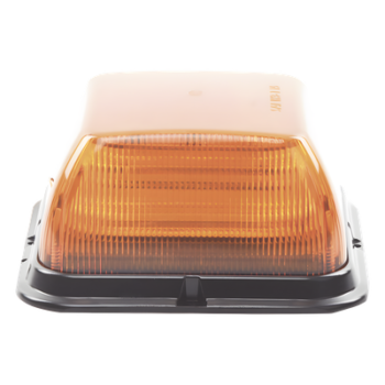 Baliza LED Cuadrada / SAE Clase I / 24 Patrones de Destello / 12-24 VCC / Perfil Medio / IP55