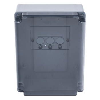 Caja de Control para Barrera / 20 x 15.2 x 5 cm / Botonera Tricolor / Compatible XBS5000 y XBF3000 / AC 130V / IP para Espacios Reducidos