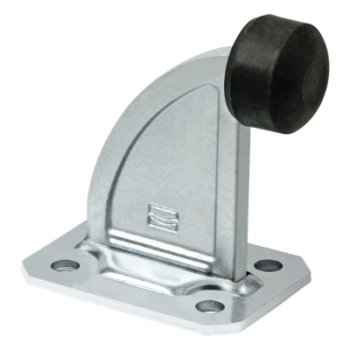 Tope de Paro / Acero Galvanizado con Tapón Nylon / Impacto 200 kg / 0.72 kg / Fijación por Taquetes