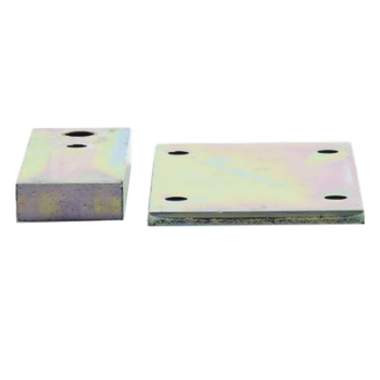 Herrajes con Placa y Montura Posterior / Alta Resistencia / Compatibilidad FAAC 400/422 / Anti-corrosión