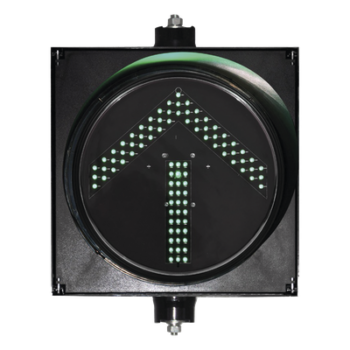 Señalización LED / Flecha Verde / 30 cm / 90 LEDs / 7 W / IP Hermético / 110 VCA