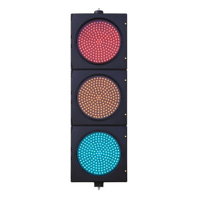 Semáforo de Señalización LED / 3 Colores Rojo-Amarillo-Verde / 204 LEDs por Color / 400-600 cd / 110 VCA / 13 W / IP Hermético