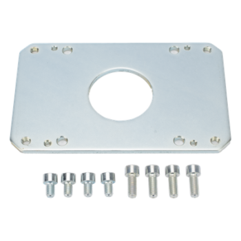 Placa intermedia para brazo de barrera / Acero inoxidable / Compatible GT4-GX4 / Resistente a corrosión