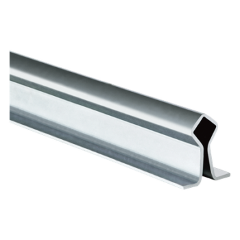 Guía de Piso para Ruedas Tipo V / 6 m (19.7 ft) / Acero Galvanizado / Fijación a Cemento / 3.78 kg/m
