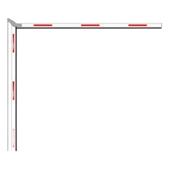 Brazo Articulado / 5 m (16.4 ft) / 2.5+2.5 m / Aluminio / Altura Máx 3.35 m (11 ft) / Techos Bajos