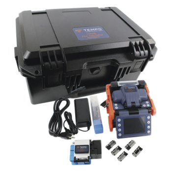 Fusionadora de Fibra Óptica de Alineación por Núcleo con 6 Motores con Pérdida Típica (SM); 0.01 dB (MM); 0.04 dB) / Capacitación Básica Virtual Gratuita