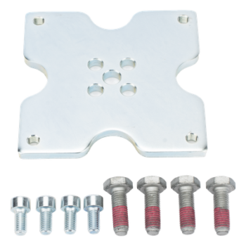 Placa para Eje de Motorreductor / Eje 20 mm / Acero Resistente / Montaje Rápido / Compatible GT4-GX4-GGT40AGS