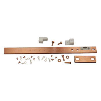 Barra de Tierra Física para Rack 19" (482.6 mm) / 1 UR / Aleación de Cobre 110 Esta