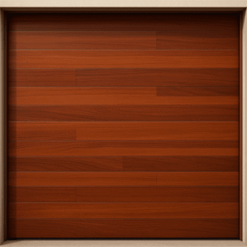 Puerta de Garage / Estilo Americano / Acabado Laminado Madera Clara / 8x8 Pies (2.4x2.4 m) / Panel Calibre 26 / Poliuretano 42mm