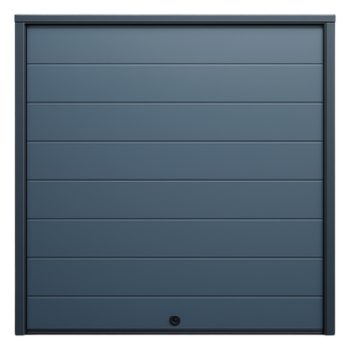 Puerta de Garage / Estilo Americano / Aislada / 12x7 pies / Acabado Deluxe / Línea Central / Gris