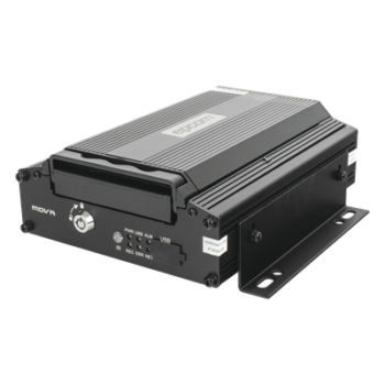 DVR Móvil / 4 Canales AHD 2 Megapixel + 1 Canal IP / H.265 / Chip IA Embebido / ADAS y DSM / 4G / WiFi / GPS / HDD hasta 2 TB / -40 °C a 70 °C (-40 °F a 158 °F)