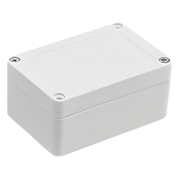 Gabinete Plástico para Exterior / IP65 / 100 x 68 x 50 mm / ABS Resistente a Intemperie / -20 a 60°C / Cierre por Tornillos