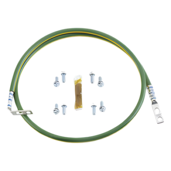 Jumper de Aterrizaje / 6 AWG (16 mm²) / 61 cm (24 in) / Terminal 45° y Recta / Cobre con Antioxidante