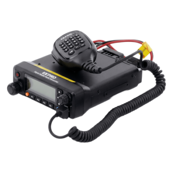 Radio Móvil DMR Doble Banda / VHF 136-174 MHz / UHF 400-480 MHz / 45W VHF / 35W UHF / 1000 Canales / Cifrado Digital / MIL-STD-810 / DTMF