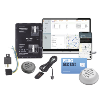 Kit Localizador 4G LTE / Anti-Jammer Ajustable / CAN Bus FMS-J1708-J1939 / Bluetooth / RS232 / Paro de Motor / SOS / Relay / SIM con Datos 1 Mes