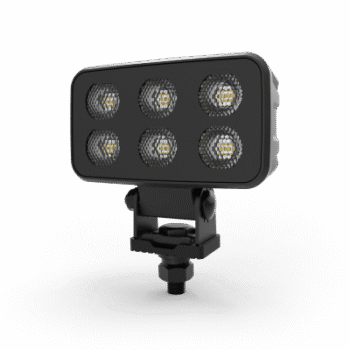Luz de Trabajo LED Cuadrada / 4630 Lúmenes / 6 LED / 12-24 Vcd / Haz Amplio 64 x 101 mm / IP Resistente a Impactos