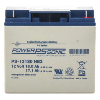 Batería de Respaldo AGM/VRLA / 12V / 18AH / Terminales NB2 / Vida Útil 5 Años / Libre de Mantenimiento