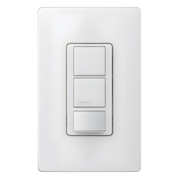 Sensor de Ocupación/Vacancia PIR / Doble Circuito Luz y Ventilador / 120-277 V / Cobertura 81 m² (871.9 ft²) / XCT / Title 24