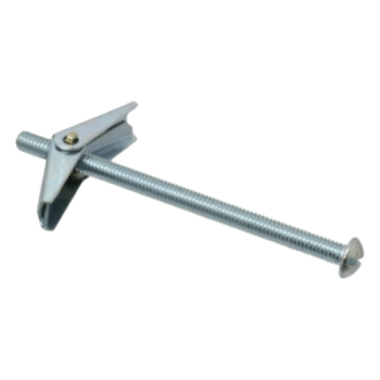 Sujetador Mariposa / Tornillo 1/8" (3 mm) / Bronca 3/8" (10 mm) / Largo 2" (51 mm) / Carga 12 kg en Tablaroca