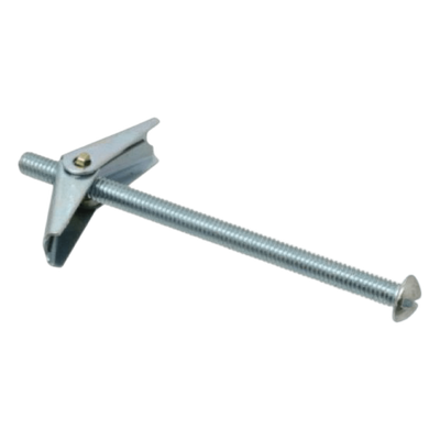 Sujetador Mariposa / Tornillo 1/8" (3 mm) / Bronca 3/8" (10 mm) / Largo 2" (51 mm) / Carga 12 kg en Tablaroca