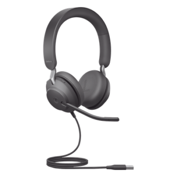 Jabra Jabra Evolve 2 40SE, Auricular stereo versión MS con aislamiento de ruido, conexión USB-A y indicador de ocupado (Busylight) (24189-999-999)