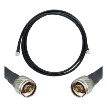 Jumper Coaxial / Baja Pérdida Equivalente a LMR400 / Conectores N Macho / 6.1 m (20.01 ft) / 50 Ohms