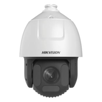 Domo PTZ IP / 4 MP / 45X Zoom / 300 m IR / 984 pies IR / WDR 120 dB / EIS / Deep Learning / IP66 / Hi-PoE