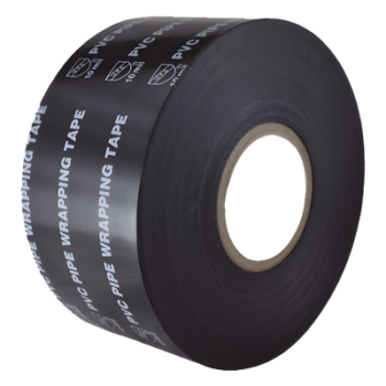 Cinta Wrap PVC / Premium / 4.8 cm × 10 m (32.8 ft) / Impermeable / Acabado Mate / Negro