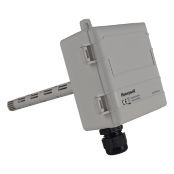 Sensor de Humedad y Temperatura / Montaje en Ducto / Salida 0-5 V/0-10 V o 4-20 mA / Precisión ±2% HR / Termistor 20 kOhm / IP20 / -40 a 70°C