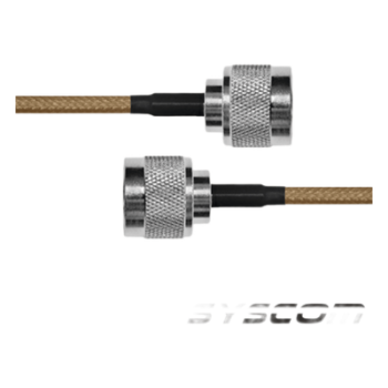 Jumper Coaxial / 50 Ohm / LP142 / 1.1 m (3.61 ft) / N Macho a N Macho / Interconexión RF